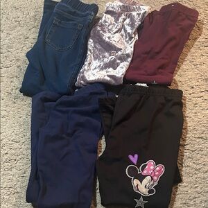 Bundle leggings Disney Minnie Mouse Kids Leggings - Black and Pink